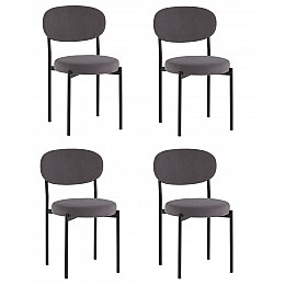 Стул Бриф SN велюр тёмно-серый, 4шт./уп.