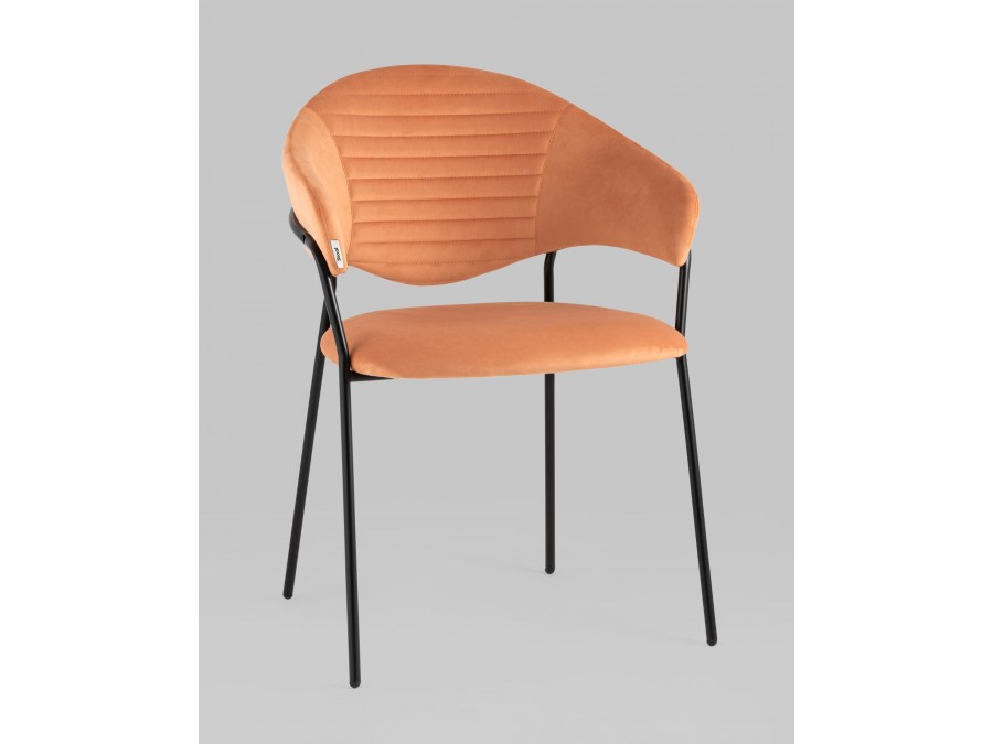 Стул Алексис велюр оранжевый 2 шт