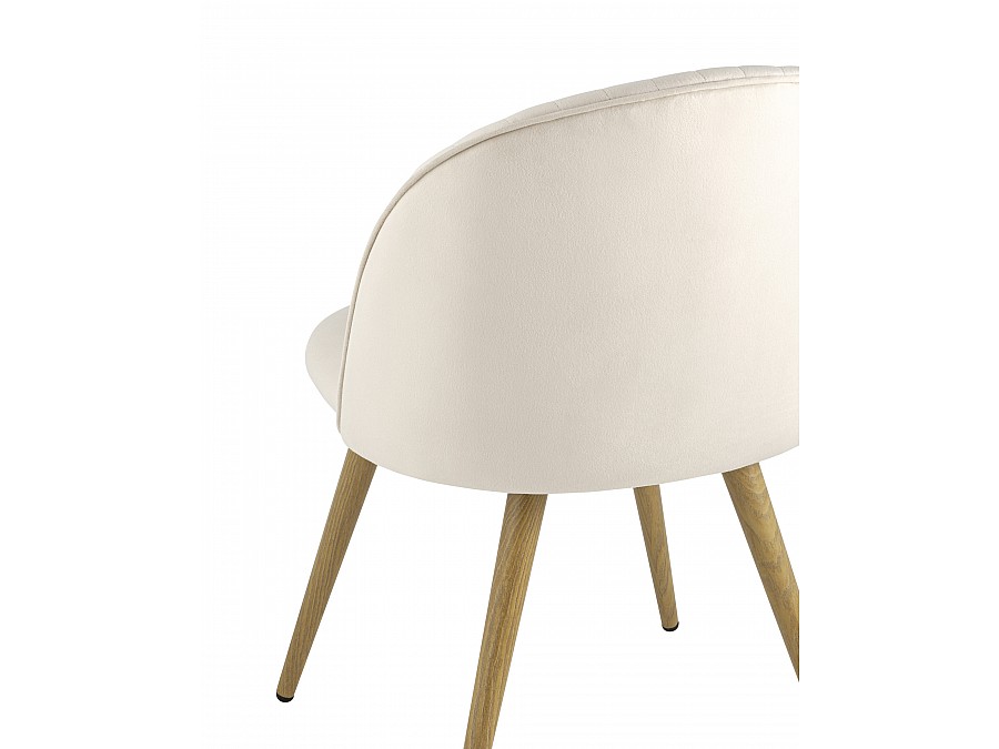 Стул Лион Страйпс велюр кремовый 4 шт