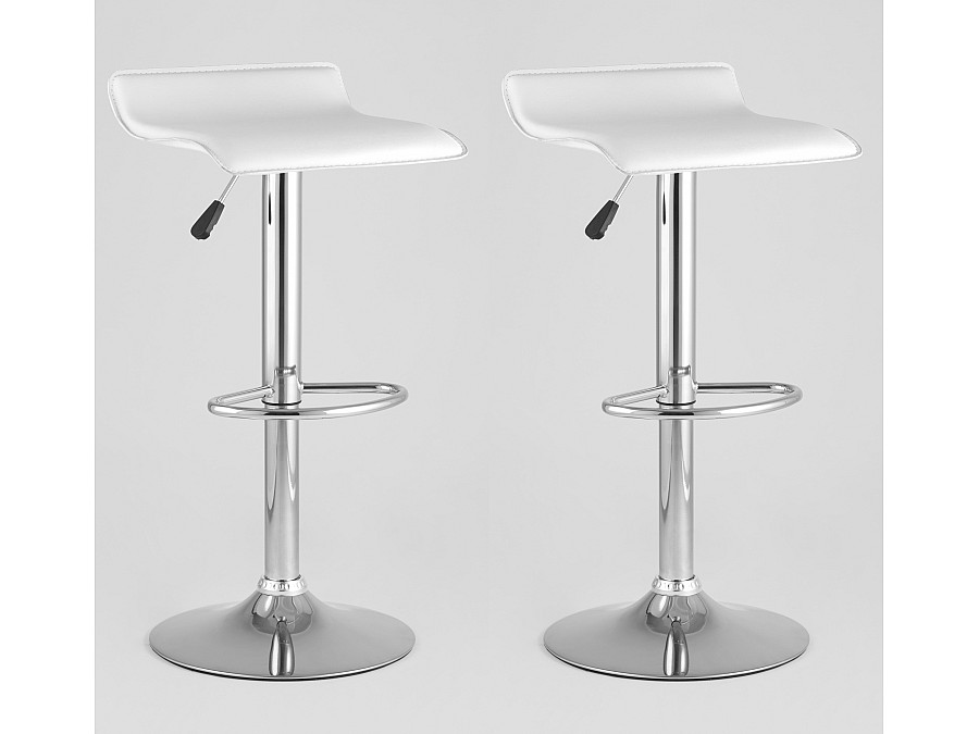 Стул барный hi-tec NEW, белый NP ( набор 2 шт)