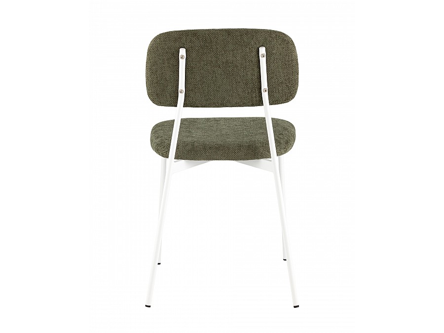 Стул Chao зеленый белые ножки 2 шт.