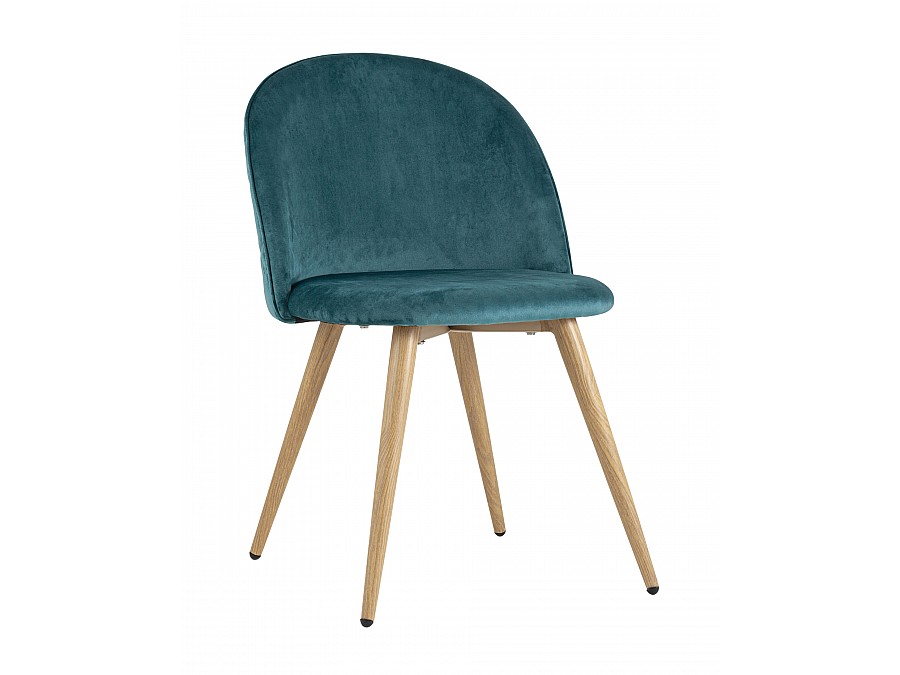 Стул Лион велюр с ромбами аквамарин 4 шт
