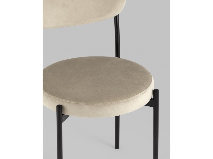 Стул Бриф NEW велюр бежевый 4 шт