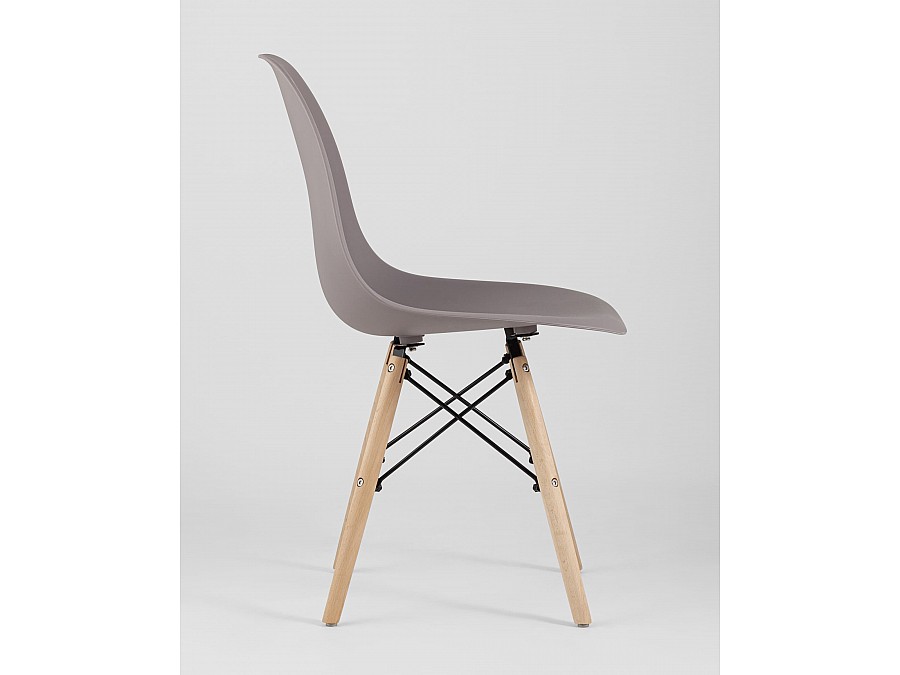 Стул Eames Style DSW темно-бежевый x4 (разборный каркас)