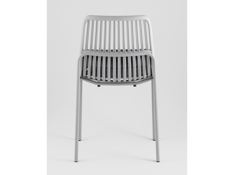 Стул Louran с подушкой серый 2 шт.