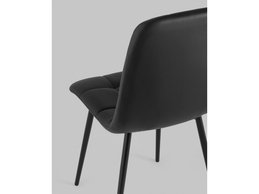 Стул Oliver экокожа черный 2 шт