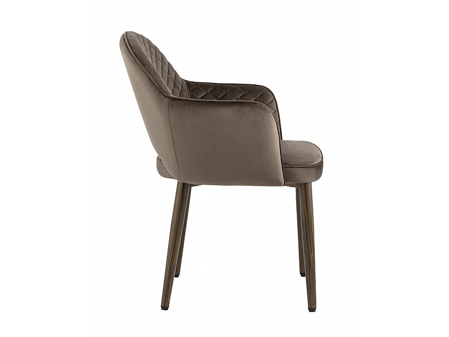 Стул Венера диамант велюр коричневый 4 шт