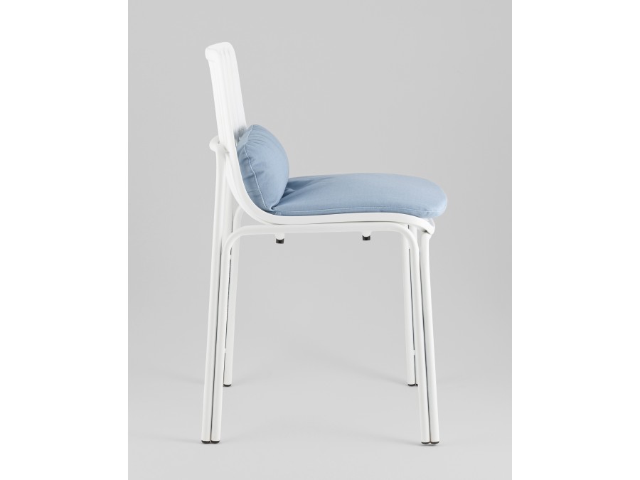 Стул Louran с подушкой белый 2 шт.