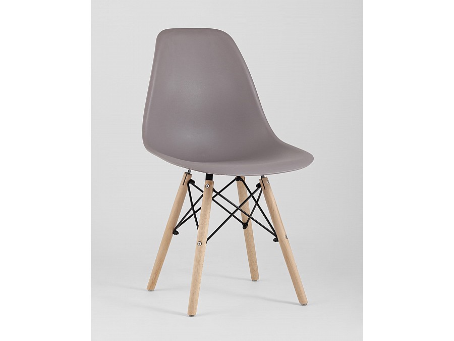 Стул Eames Style DSW темно-бежевый x4 (разборный каркас)