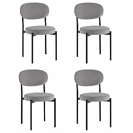 Стул Бриф SN велюр серый, 4шт./уп.