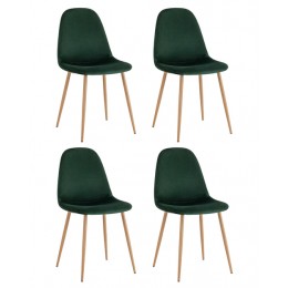 Стул Валенсия SN велюр темно-зеленый 4 шт