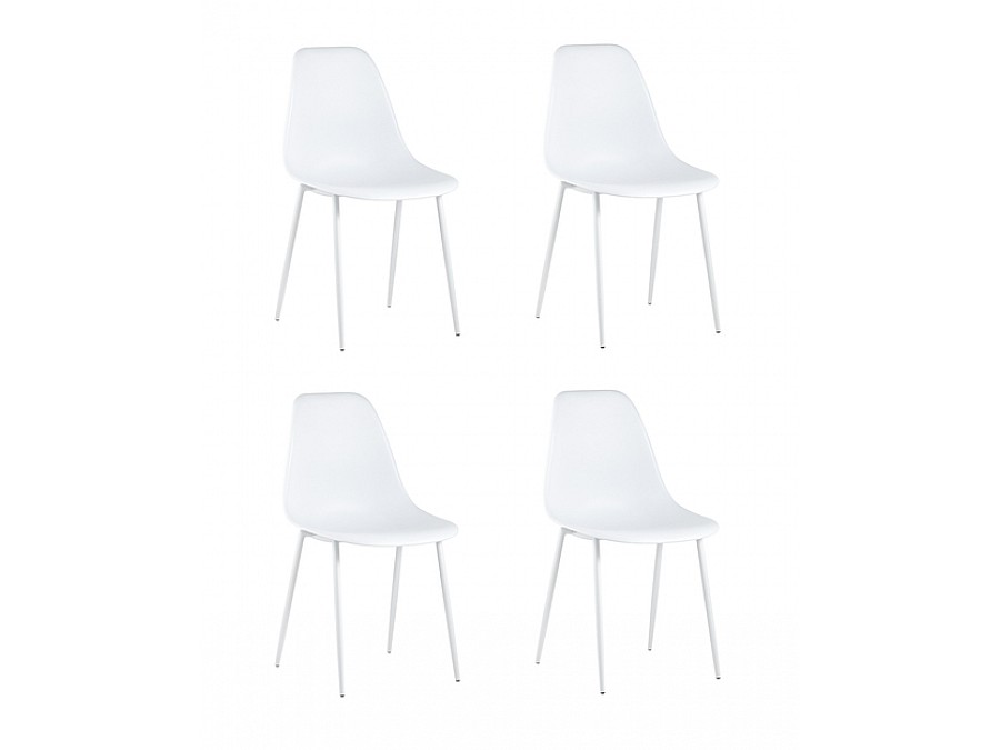 Стул KON белый 4 шт.