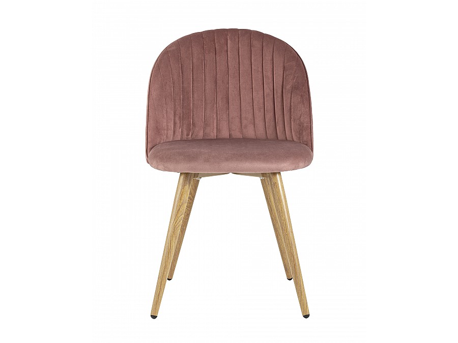 Стул Лион Страйпс велюр розовый 4 шт