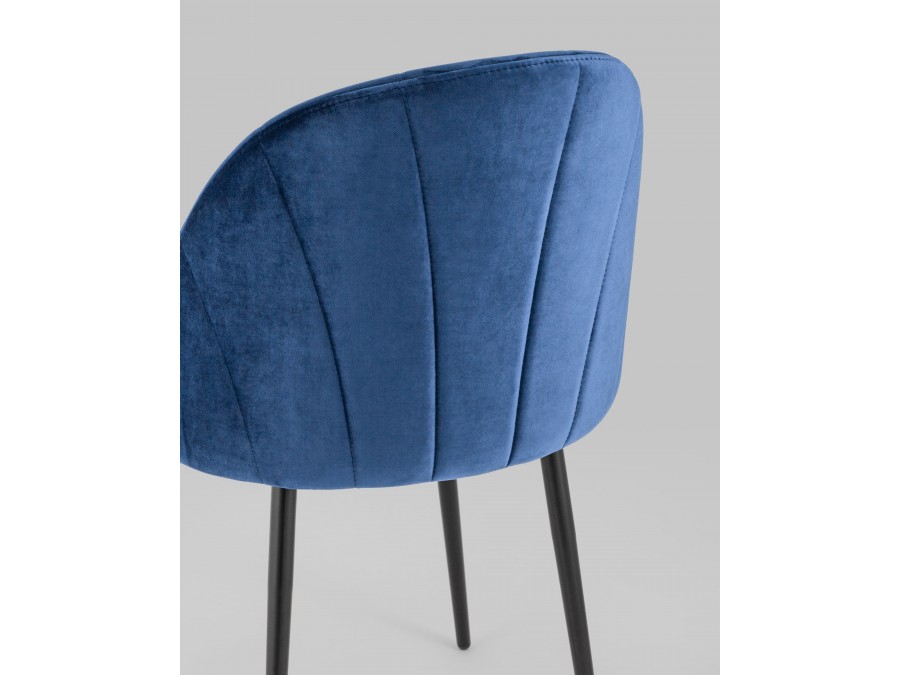 Стул Логан NEW велюр синий 2 шт