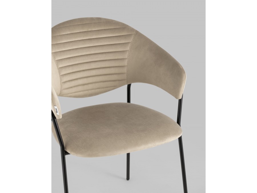 Стул Алексис велюр капучино 2 шт