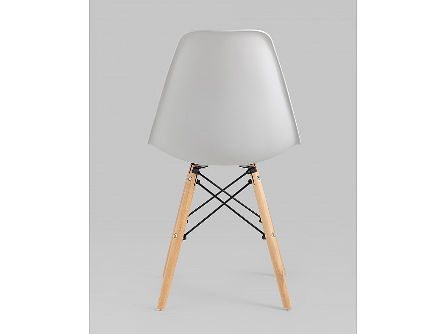 Стул Eames Style DSW светло-серый x4 (разборный каркас)