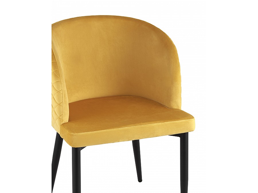 Стул Оскар велюр оранжевый 4 шт