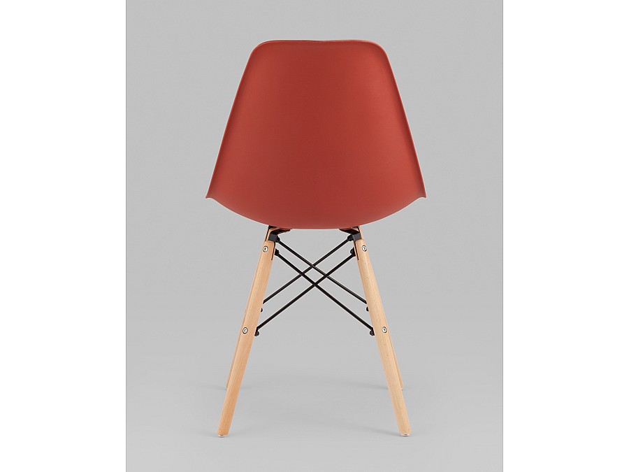 Стул Eames Style DSW терракотовый x4 (разборный каркас)