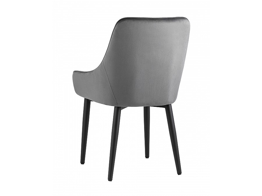 Стул Диана велюр серый 4 шт