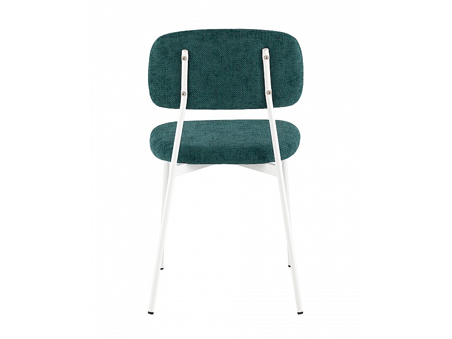 Стул Chao темно-зеленый белые ножки 2 шт.