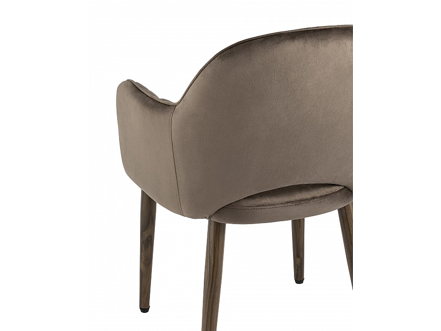 Стул Венера диамант велюр коричневый 4 шт