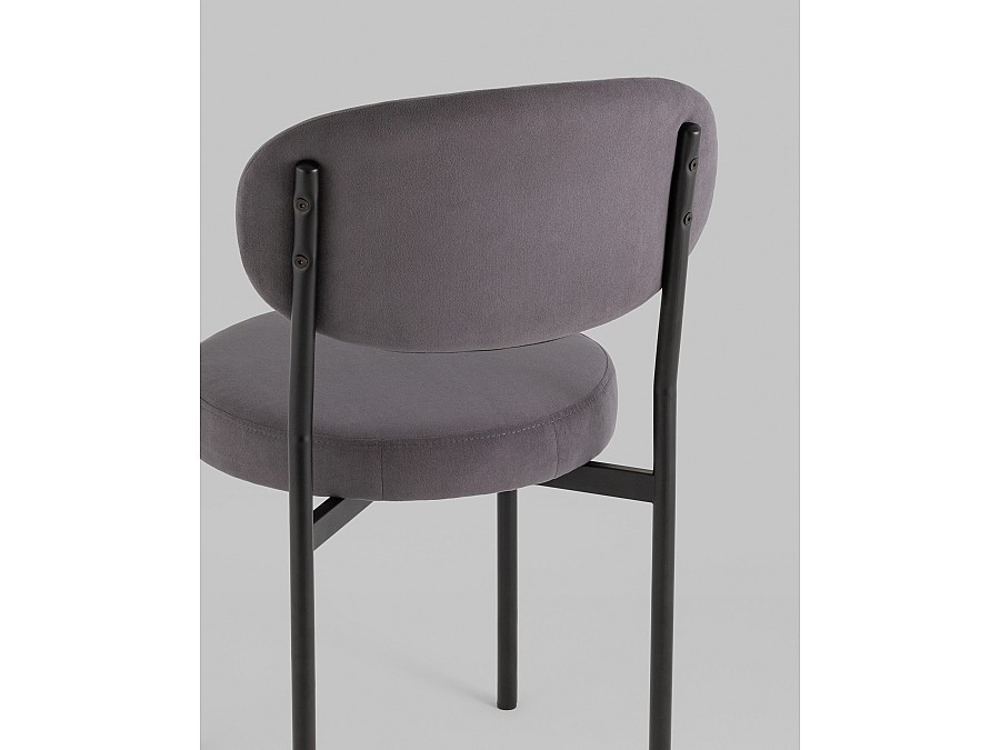 Стул Бриф SN велюр тёмно-серый, 4шт./уп.