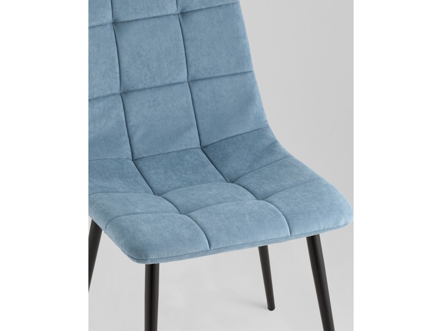 Стул Одди Original велюр пыльно-синий 4 шт.