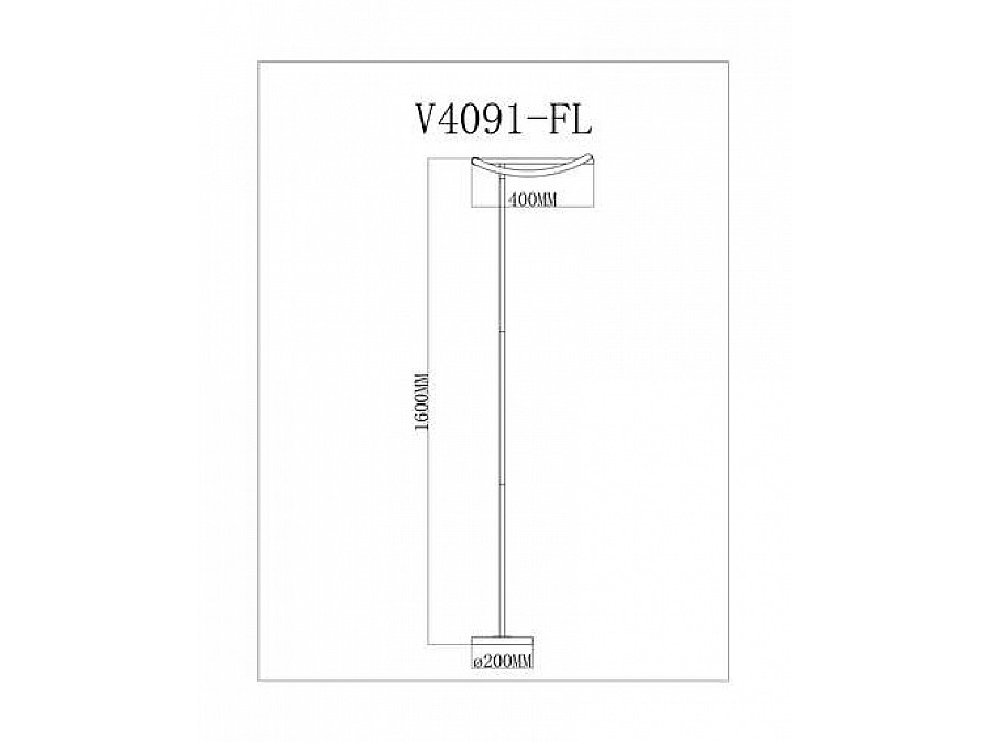 Светодиодный торшер Moderli V4091-FL True