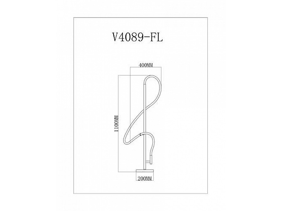 Светодиодный торшер Moderli V4089-FL True