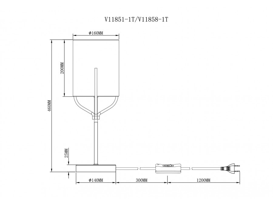 Лампа настольная Moderli V11851-1T Inari