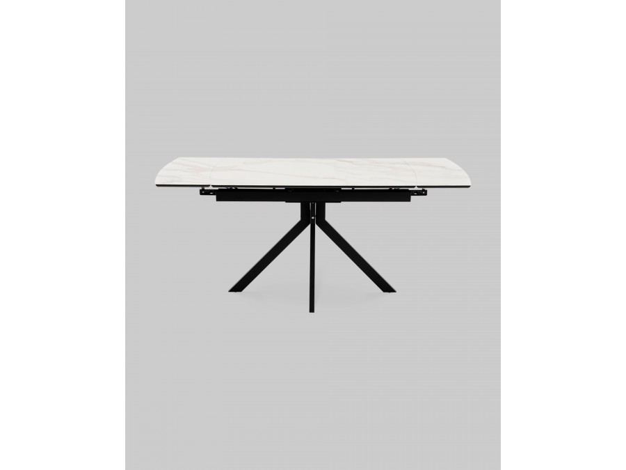 Стол Галац 120*80 см столешница стекло белое