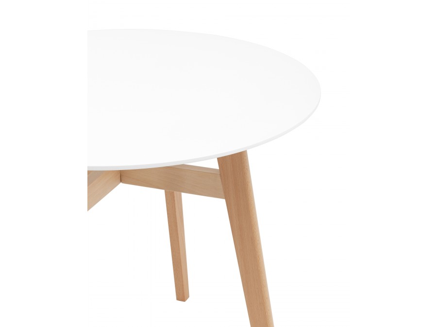 Стол обеденный Target Circle 90*90 белый