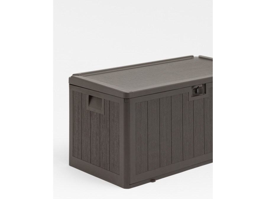 Стол-сундук пластик коричневый 101*51 см 189л