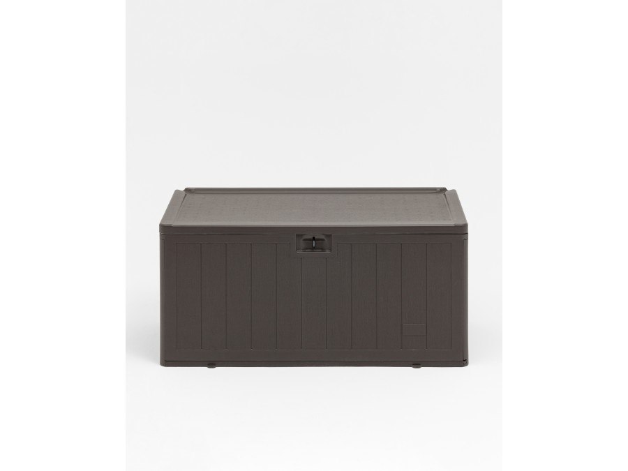 Стол-сундук пластик коричневый 101*51 см 189л