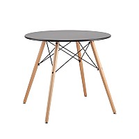 Стол круглый EAMES DSW NEW D=80 черный