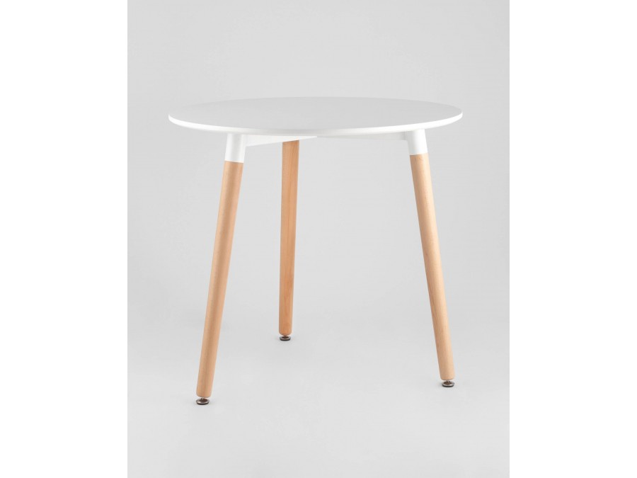 Стол круглый EAMES DST NEW D80 белый