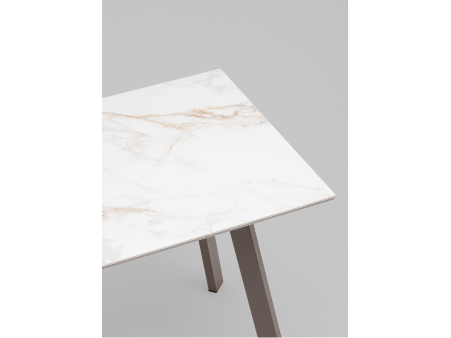 Стол Райли нераскладной 100*70*75 см столешница МДФ керамика Carla Larkin глянец