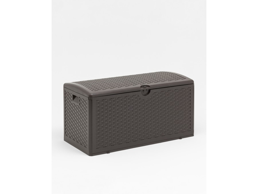 Стол-сундук пластик коричневый 110*56 см 276л