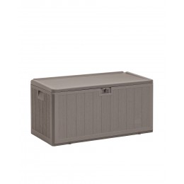 Стол-сундук пластик серый 110*55 см 276л