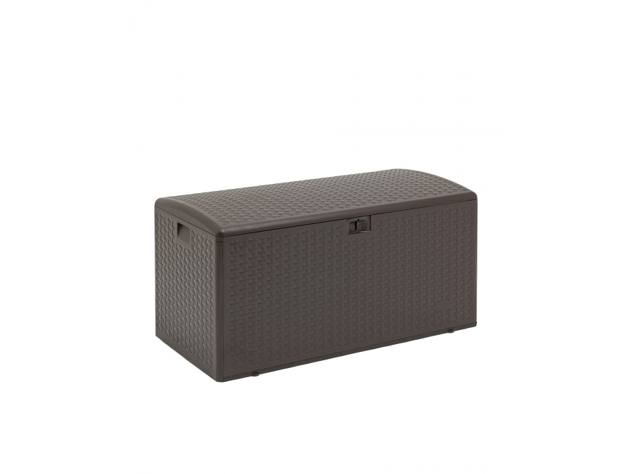 Стол-сундук пластик коричневый 122*60 см 375л