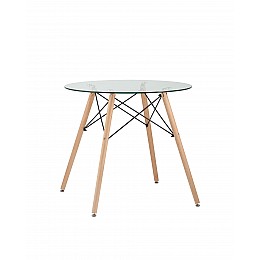 Стол DSW D80 стеклянный