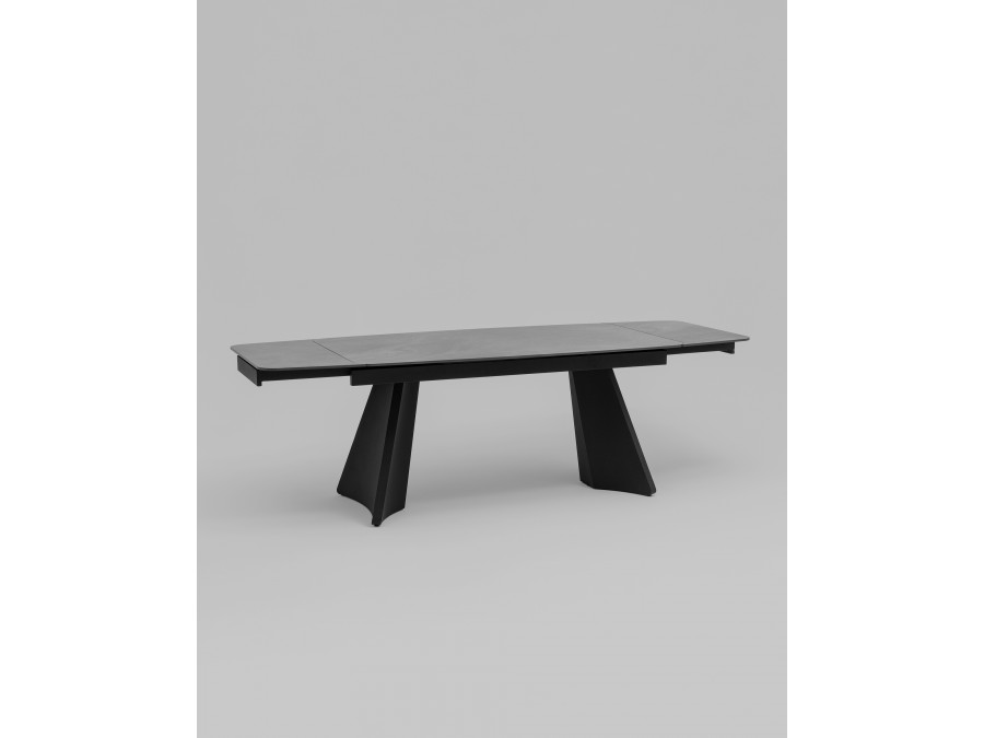 Стол обеденный Eliora 160-240х90 см графит сланец керамика