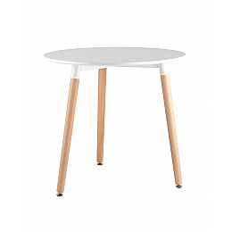 Стол круглый EAMES DST NEW D80 белый