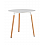Стол круглый EAMES DST NEW D80 белый