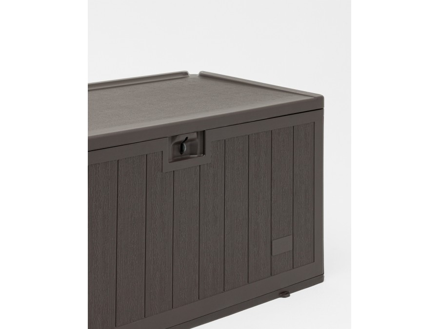 Стол-сундук пластик коричневый 101*51 см 189л