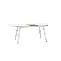 Стол обеденный Чикаго раскладной 160-200*90 белый