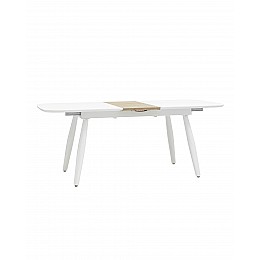 Стол обеденный Чикаго раскладной 160-200*90 белый