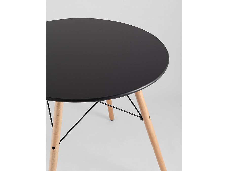 Стол круглый EAMES DSW NEW D=80 черный