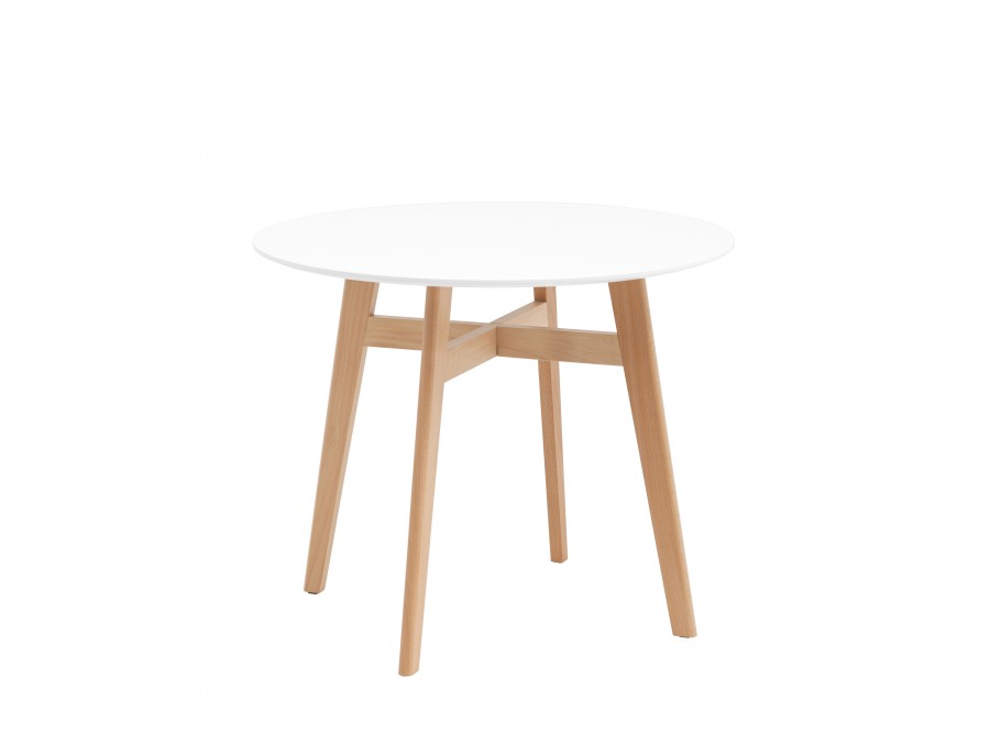Стол обеденный Target Circle 90*90 белый