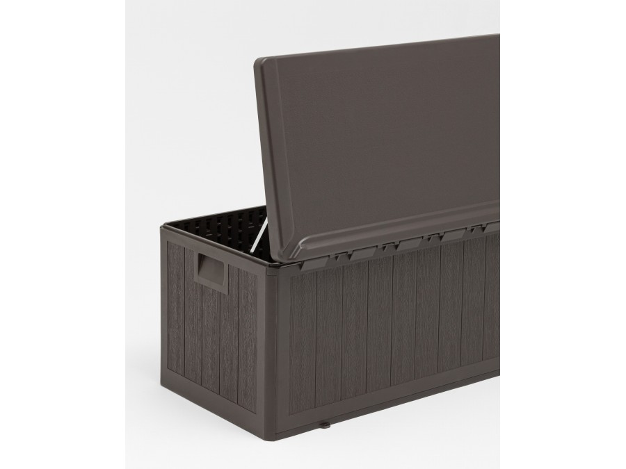 Стол-сундук пластик коричневый 101*51 см 189л